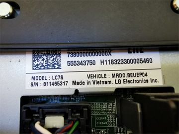 OPEL INSIGNIA B 17-> RADIO NAWIGACJA EKRAN WYŚWIETLACZ