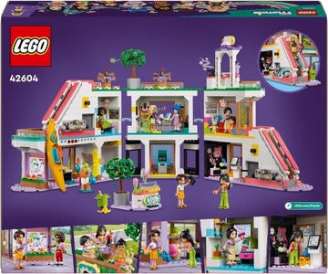 Фигурка Lego Friends 42604 «Торговый центр Хартлейк Сити» 4 в 1 + электронная книга