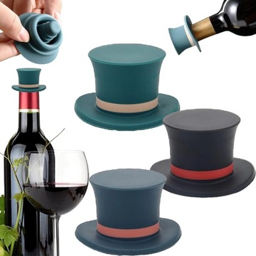 KOREK DO WINA ZATYCZKA DO BUTELKI BUTELEK WIN ALKOHOLU ELEGANCKI STOPER 3x