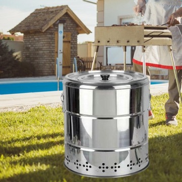 Подвесной гриль Портативное кухонное оборудование Бочка для барбекю Ведро для барбекю S