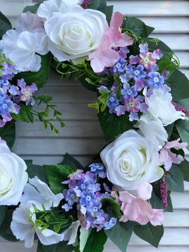 ДВЕРНОЙ ВЕНОК, ЦВЕТОЧНЫЙ ВЕНОК, ПЛЕТЕНЫЙ ВЕНОК