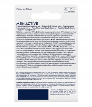 NIVEA MEN Защитная увлажняющая губная помада