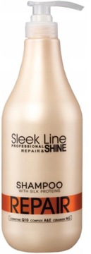 Stapiz Sleek Line Repair Shine Szampon z Jedwabiem z Pompką 1000ml 1L