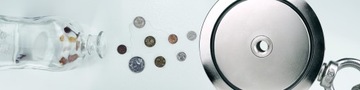 НАБОР НЕОДИМОВЫХ МАГНИТОВ, МАГНИТНЫЙ ДЕРЖАТЕЛЬ 2x500кг