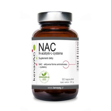 NAC N-acetylo-L-cysteina (60 kapsułek) Kenay