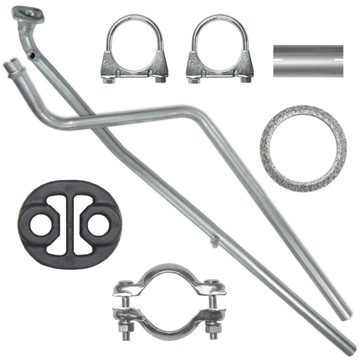 Rura wydechowa Toyota Aygo 1 I AB10 1.0 05-14 HTB