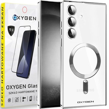 Etui Case pokrowiec OXYGEN MaG do Samsung Galaxy S24 + Szkło Hartowane_S