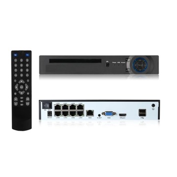 Rejestrator IP Sieciowy 16CH 8xPOE 4K 8MPX PILOT + MYSZ