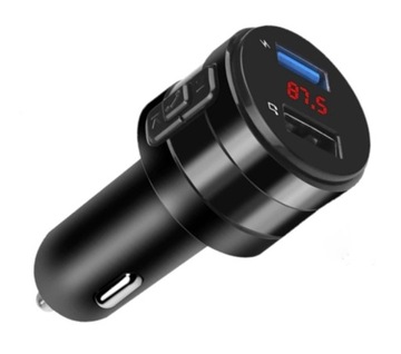 Bluetooth FM-передатчик, 2xUSB MP3 SD ЖК-зарядное устройство
