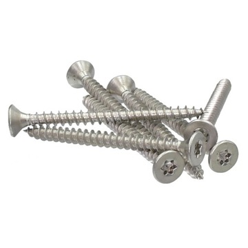 WKRĘT DO DREWNA TORX STOŻEK NIERDZEWNY 3X35 ZAWIAS 10ST