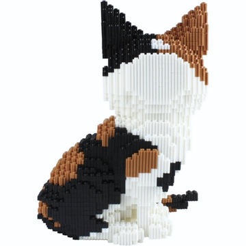 СТРОИТЕЛЬНЫЕ БЛОКИ КИРПИЧИ КОШКА КОТЕН ФИГУРА 3D КРЕАТИВ 4800 EL 8+ ЛЕТ.