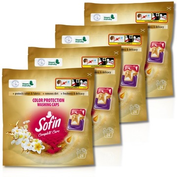 Kapsułki do prania Color Sofin Care Protection 96