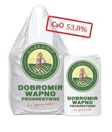 Wapno granulowane na trawnik ogród 98% CaCo 25 KG