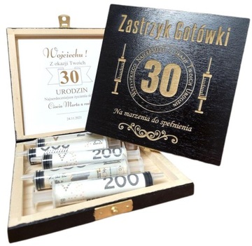 Zastrzyk gotówki * GRAWER * 30 urodziny 3 kolory