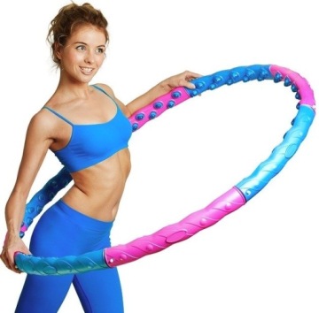 Магнитный массажер для похудения HULA HOP с выступами 2,1кг