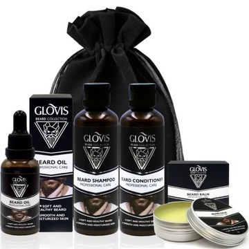 GLOVIS Увлажняющий набор для ухода за бородой для бородатых мужчин