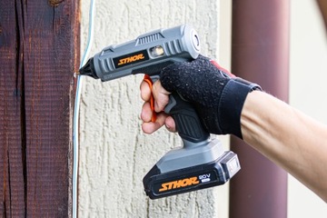PISTOLET AKUMULATOROWY DO KLEJU NA GORĄCO 11MM KORPUS SYSTEM 20V STHOR