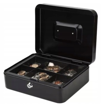 ЗАКРЫТАЯ ДЕНЕЖНАЯ КОРОБКА, КЛЮЧ, КОНТЕЙНЕР