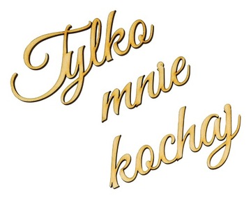Drewniane Napisy na ściankę Ślub Wesele NWD-11