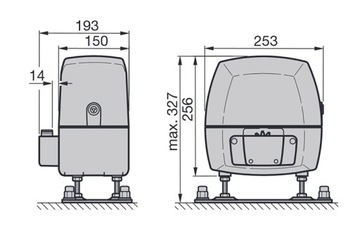 LINEAMATIC ПРИВОД HORMANN ДЛЯ ВХОДНЫХ ВОРОТ 300 кг С ДИСТАНЦИОННЫМ УПРАВЛЕНИЕМ И ИЗМЕРЕНИЕМ