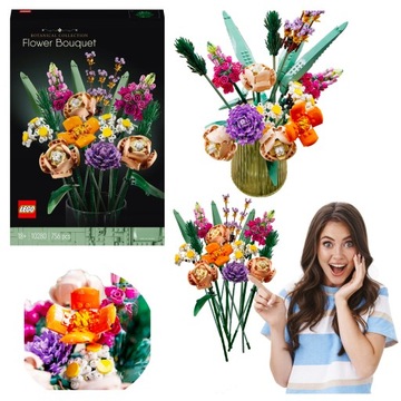 LEGO CREATOR EXPERT BUKIET KWIATÓW POLNYCH OZDOBA