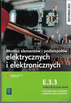 MONTAŻ ELEMENTÓW IPODZESPOŁÓW ELEKTRYCZNYCH E.3.3