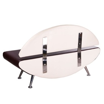 Carini BD-6710 кремово-коричневый диван для зала ожидания