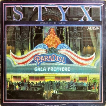 Styx Paradise Theatre LP 855963 good