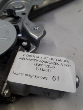 C-CROSSER 4007 OUTLANDER MECHANIZMUS ZVEDÁNÍ SKEL LEVÝ PŘEDNÍ 5713A085