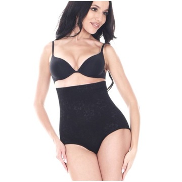 Orirose Wysokie MAJTKI mocno WYSZCZUPLAJĄCE brzuch modelujące talię SIZE +