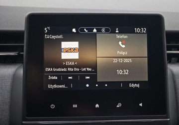 Renault Clio V Hatchback 5d Facelifting 1.0 TCe 90KM 2024 Renault Clio 1WL SalonPL VAT23 Kamera Grupa Adamowscy BenzynaLPG 90KM, zdjęcie 20