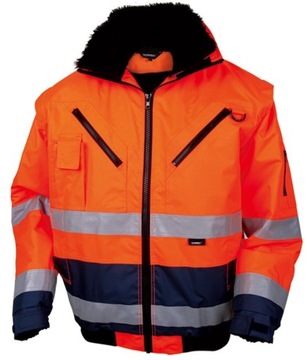 OCIEPLANA KURTKA ROBOCZA ODBLASKOWA VWJK126 r. XXL