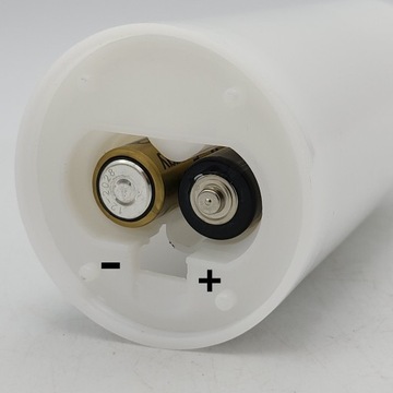 Вставка для свечи LED свеча 15 см черная + батарейки R6