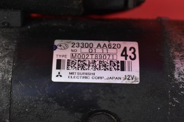 STARTÉR 23300AA620 SUBARU LEGACY V 2.0 D 10R