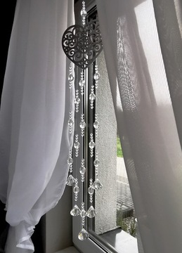 ПАНЕЛЬ-ловушка декор кристаллы БУСИНЫ 80см СЕРДЦЕ