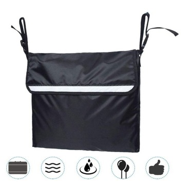 РЮКЗАК ДЛЯ КОЛЯСКИ, ЧЕРНАЯ МНОГОФУНКЦИОНАЛЬНАЯ СУМКА ДЛЯ ХРАНЕНИЯ