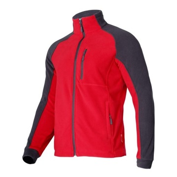 LAHTI PRO BLUZA POLAR CZERWONO-SZARA R.M LPBP1M