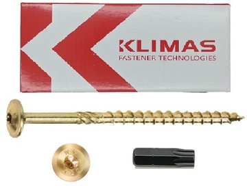 WKRĘTY CIESIELSKIE TALERZOWE TORX 10x140 -10 szt.
