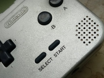 Рабочий серебряный Game Boy Pocket + Super Mario Land 3: Warioland Nintendo