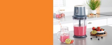 Blender kielichowy Petra 071769 200 W srebrny/szary