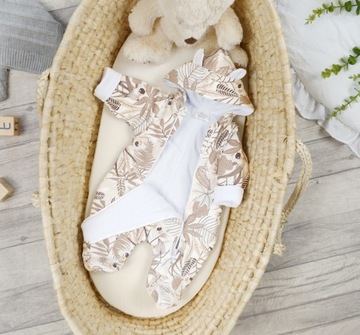 УТЕПЛЕННЫЙ КОМБИНЕЗОН цвета экрю Koala, размер 68