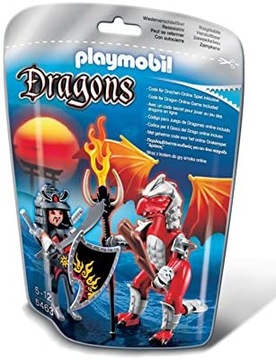 Playmobil 5463 Ognisty Smok z Wojownikiem