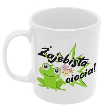 KUBEK PREZENT CIOCI ciocia z żabą urodziny