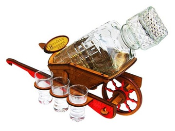 KARAFKA TACZKA NA 18 30 40 50 60 70 URODZINY