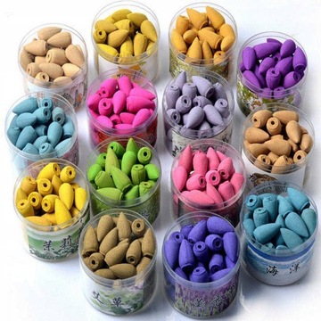 Kadzidła BackFlow a40 Natural Stożek Różany Rose