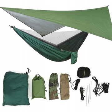 HAMAK TURYSTYCZNY Z MOSKITIERĄ 290X140CM TARP