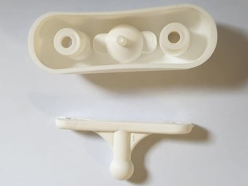 Дверная защелка для кемпера, фургона, белая