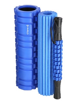 НАБОР РОЛИКОВЫХ МАССАЖНЫХ РОЛИКОВ С ОРЕХАМИ ДЛЯ ЙОГИ