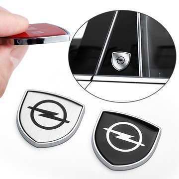 2 наклейки со щитом - логотип Opel