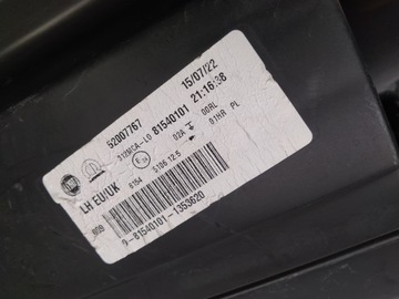 2015R + FIAT 500 FACELIFT SVĚTLOMET HALOGEN LEVÝ SVĚTLO DRL LED W NÁRAZNÍK